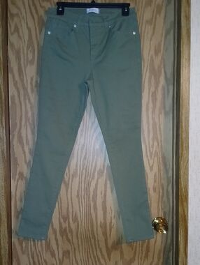 crown & ivy Olive Green Skinny Jeans